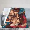 Hanakos x Yashiro Super Warme Plüschdecke für Studenten Lustiger Flanell Sofa Bettüberwurf Outdoor Bettdecke