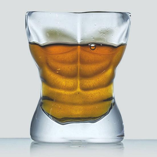 Skleničky na panáky ve tvaru těla na párty, Vtipný miniaturní pohárek na alkohol v podobě lidského trupu, Kreativní novinka sklenice na pití do baru, Jedinečný dárek pro dospělé