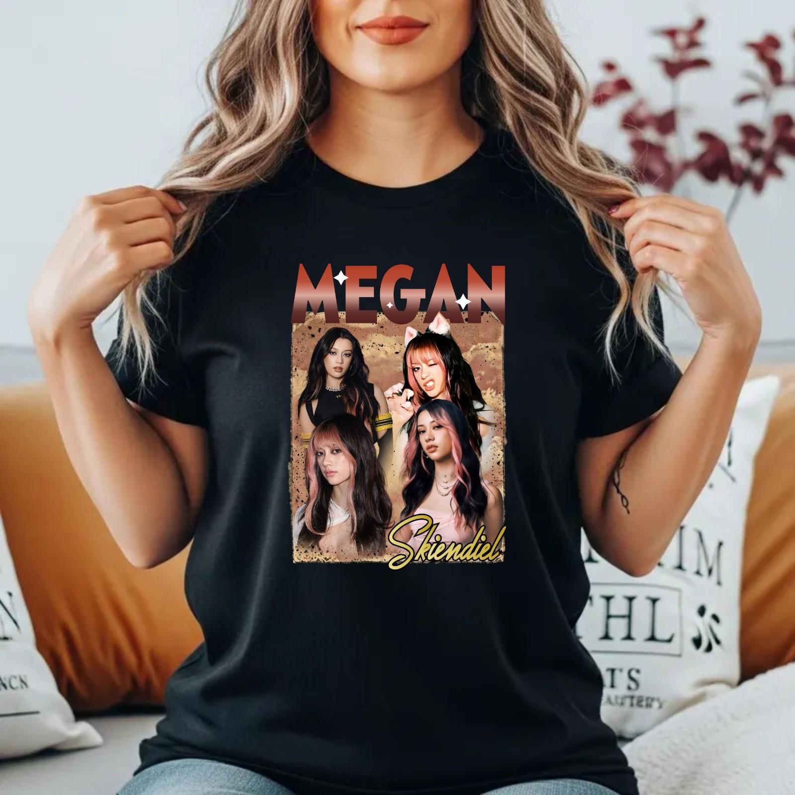 

Megan Skiendiel Concert Bootleg T-Shirt Tour 2026 Music Lovers Fans Gift Tee Top S разноцветный