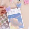 Gradient Butterfly Acrylic Paper Clip Paperclip Cartoon Memo Clip Cute PP Clip  Photo Clamp