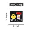 Cute Chick Enamel Pins Custom Brooches SCIENCE Lapel Badges Clothes Cartoon Animal Jewelry Gift for Kids Friends