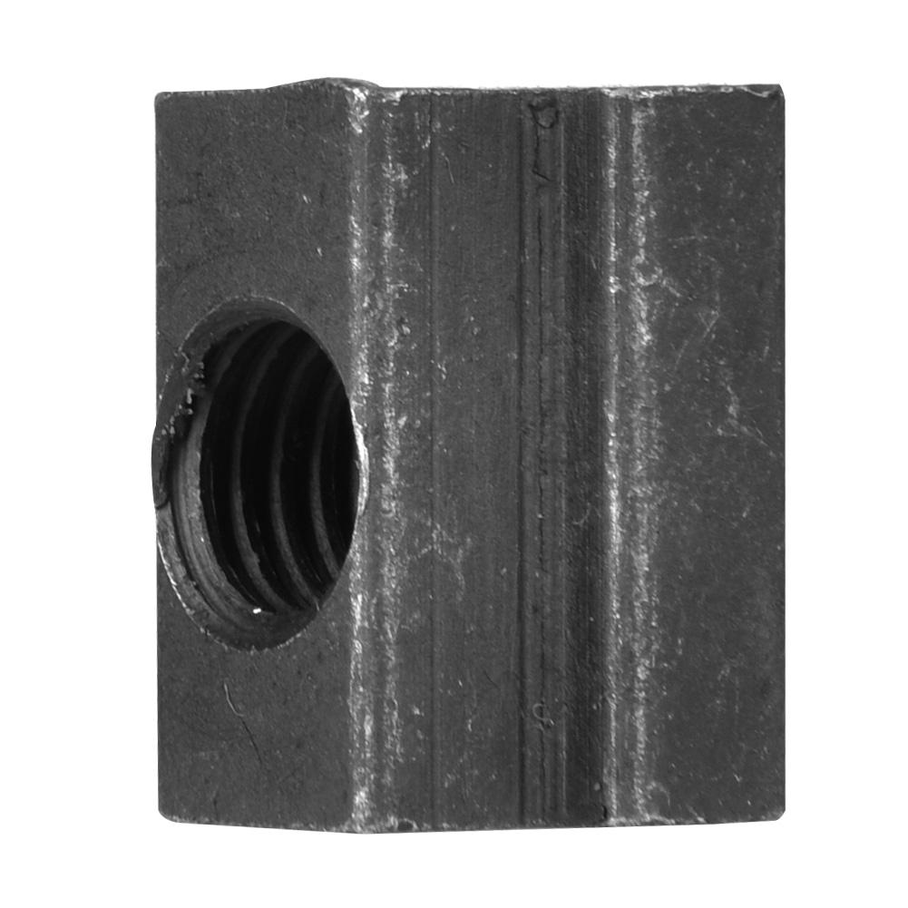 10pcs Black Oxide Grade 8.8 Carbon Steel T sloT Nut T Nut Tapped Through (M8 Thread)