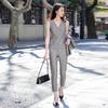 LadyS Elite Grey Wool Blend Professional Three-Piece Suit