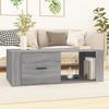 816542 vidaXL Coffee Table Sonoma Grey 100x50.5x35 Cm Engineered Wood