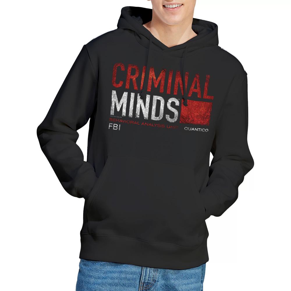 Criminal Minds Mens Title Card Hoodie