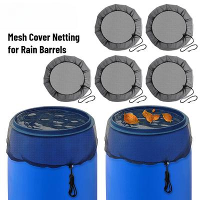 Mesh Cover Netting for Rain Barrels PE Water Collection Buckets Tank Raindrop Harvesting Tool Anti-Mosquito Water Protection