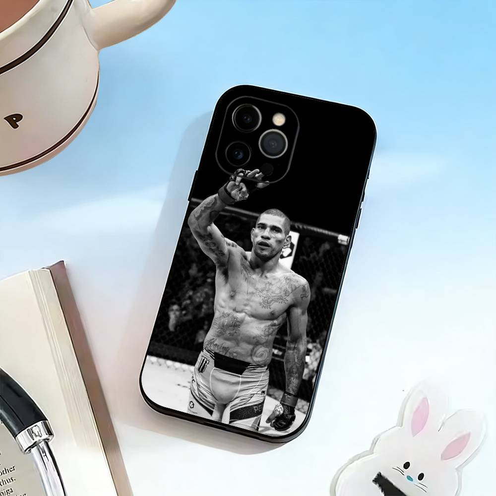 

D-Fighting Pereira Alex Phone Case For iPhone 17,16,15,14,13,12,11 Plus,Pro Max,XS,Soft Silicone Black Cover iPhone17air