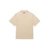Fear of God Essentials Fall Winter 21 SSENSE Exclusive Jersey Polo With Logo Unisex Tops Beige Linen FOG-FW21-112
