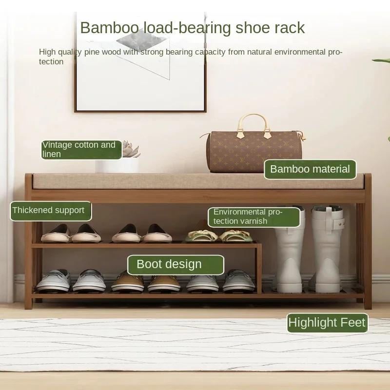 Light Luxury Shoe Changing Stool Home Doorway Bench Leisure Bedside Stool Cloakroom Wearing Shoes Stool Entryway