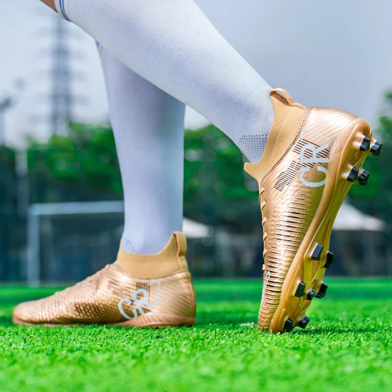 Neue Fußballschuhe Rasen Atmungsaktiv Training Rutschfest Leicht Fußballschuhe Herren Verschleißfest Lässige Sportschuhe Herren