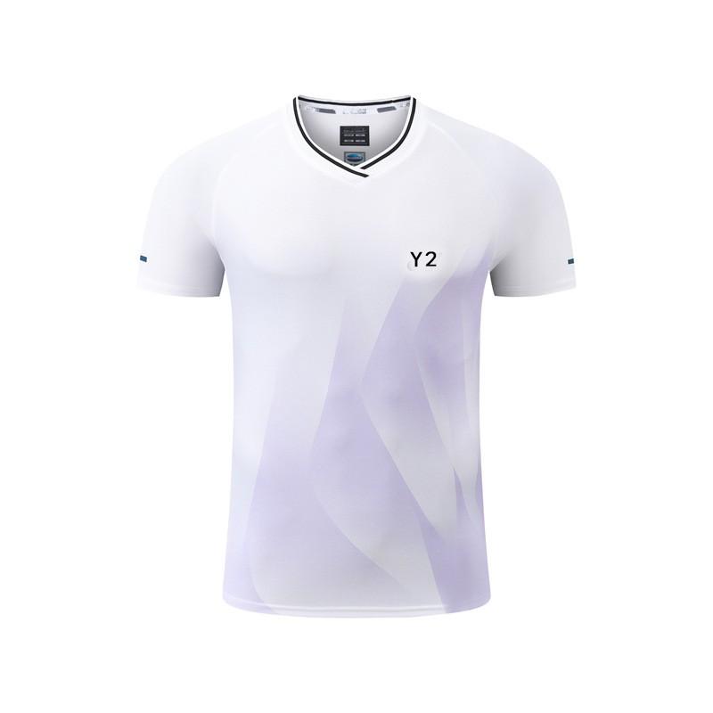 Unisex Badminton Shirt Short Sleeve Breathable Sport T-Shirt Kids Adults Training Competition
