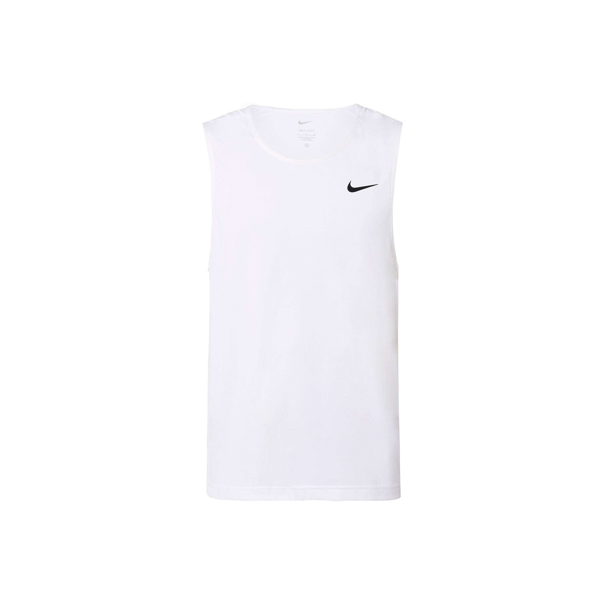Nike Dri Fit Tank Top Men s White DV9814-100 XXL