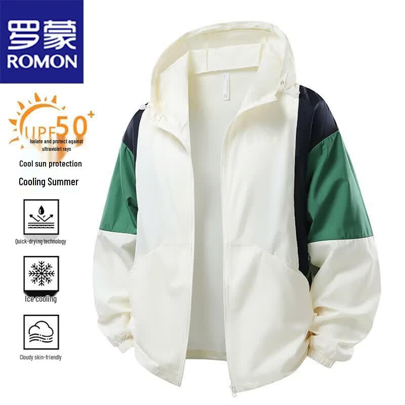 ROMON Men s Lightweight Hooded Sun Protection Jacket L