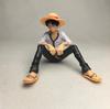 One Pie Anime Figure Toys Luffy Sitting Position Action PVC Figurine Model Collection Statue Doll Birthday Gifts For Kids
