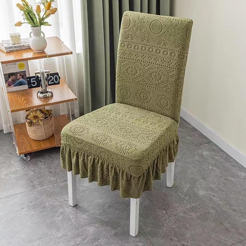 

New Bohemian Dining Chair Cover Stool Covering Universal Chair Covering Sleek Home Seat Cover Space-saving Fresh Durable 42*38*38cm