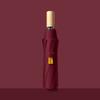 Customized Wooden Handle Umbrella Folding Weather and Rain Sun Umbrella Sun Protection UV Protection Fresh Simple Parasol