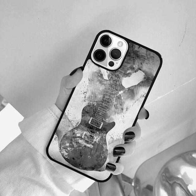 Guitar Instrument Music Phone Case Cover For iPhone 17 Air 15 Pro MAX 16 Plus 14 12 11 13 coque