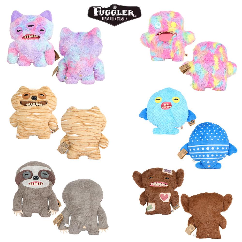 BIGG FUGGS Fuggler Original Plush Dolls 35-45cm Hairless Cat Octopus Frog Sloth Ugly Monster Large Throw Pillow Peluche Toys