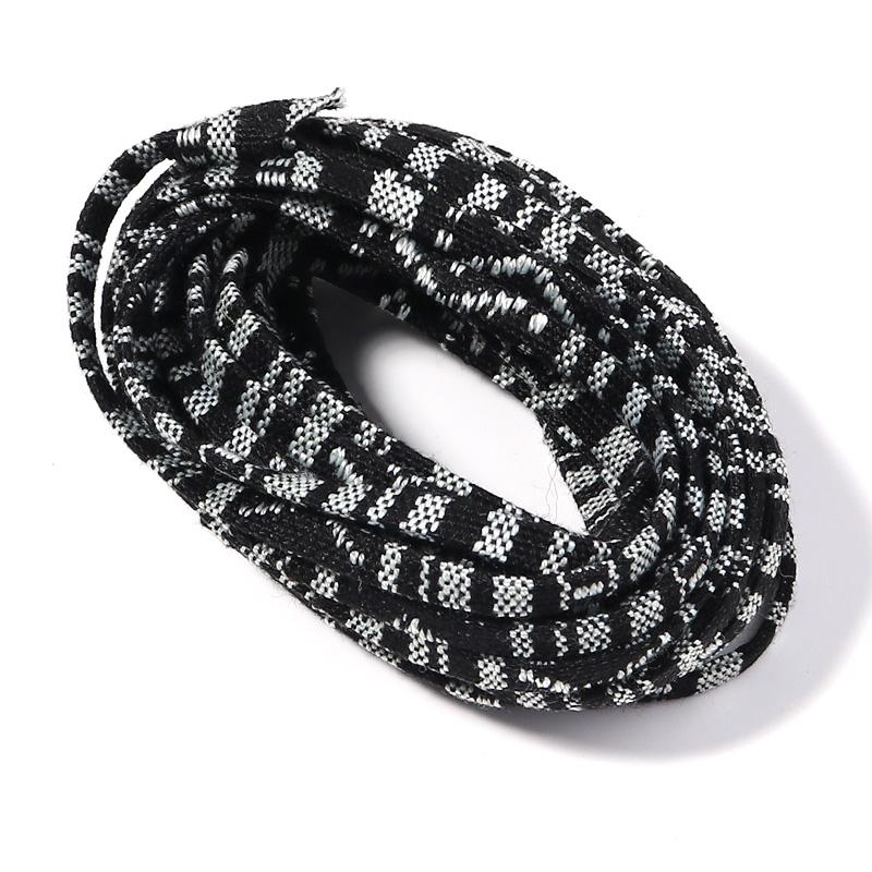 

5yards/lot 5mm Colorful Cotton Cords Ethnic Style Flat Rope For Jewelry Making Rope DIY Handmade Bracelet Necklace Accessories