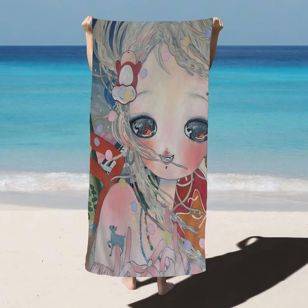 A-Aya Takano Microfiber Beach Towel Absorbent Quick dry Soft Yoga Swimming Resort Mountain Climbing Towel