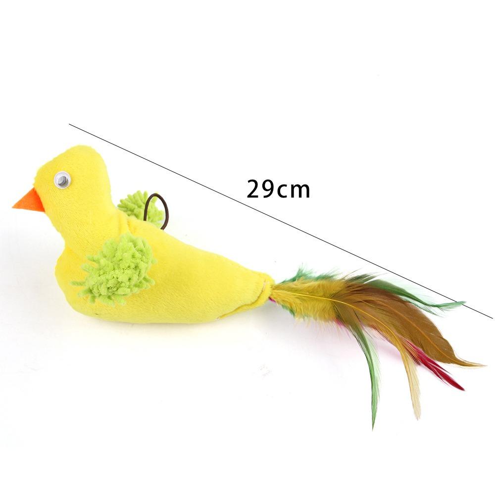 Stuffed Bird Cat Toy Boredom Relief Cat Teaser Toy Funny Interactive Cat Toys  Pet Supplies