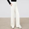 Women's Drapey Elastic High-Waist Wide-Leg Pants