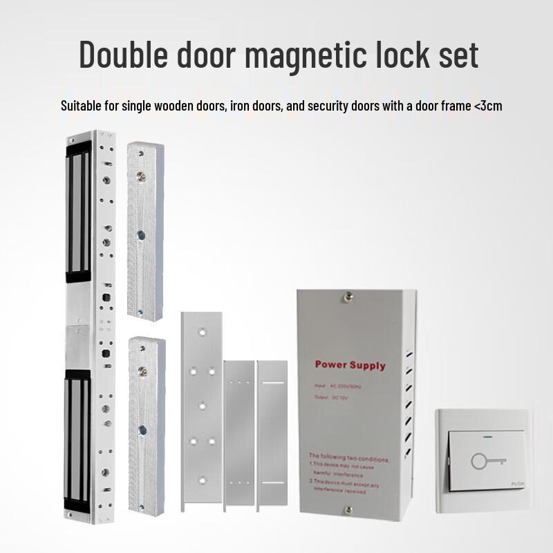 Realand Double Door 280kg Magnetic Lock Access Control Kit