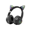 Gradient Cat Ear LED Bluetooth Headset BT035C - Gaming Style