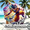 Custom Name Personalized One Piece Print Umbrella, Auto Open Close, 8‑Rib Sturdy Frame, Commute Camping Hiking Use, Birthday Gift