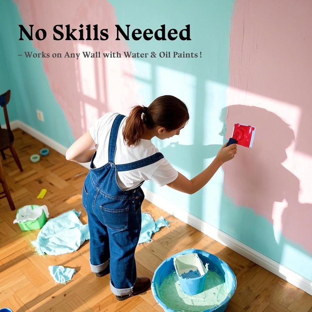 Professional Latex Paint Edger Brushes Multifunctional Corner Walls & Ceilings Pad Painting Brush Color Separator Trimmer Tools