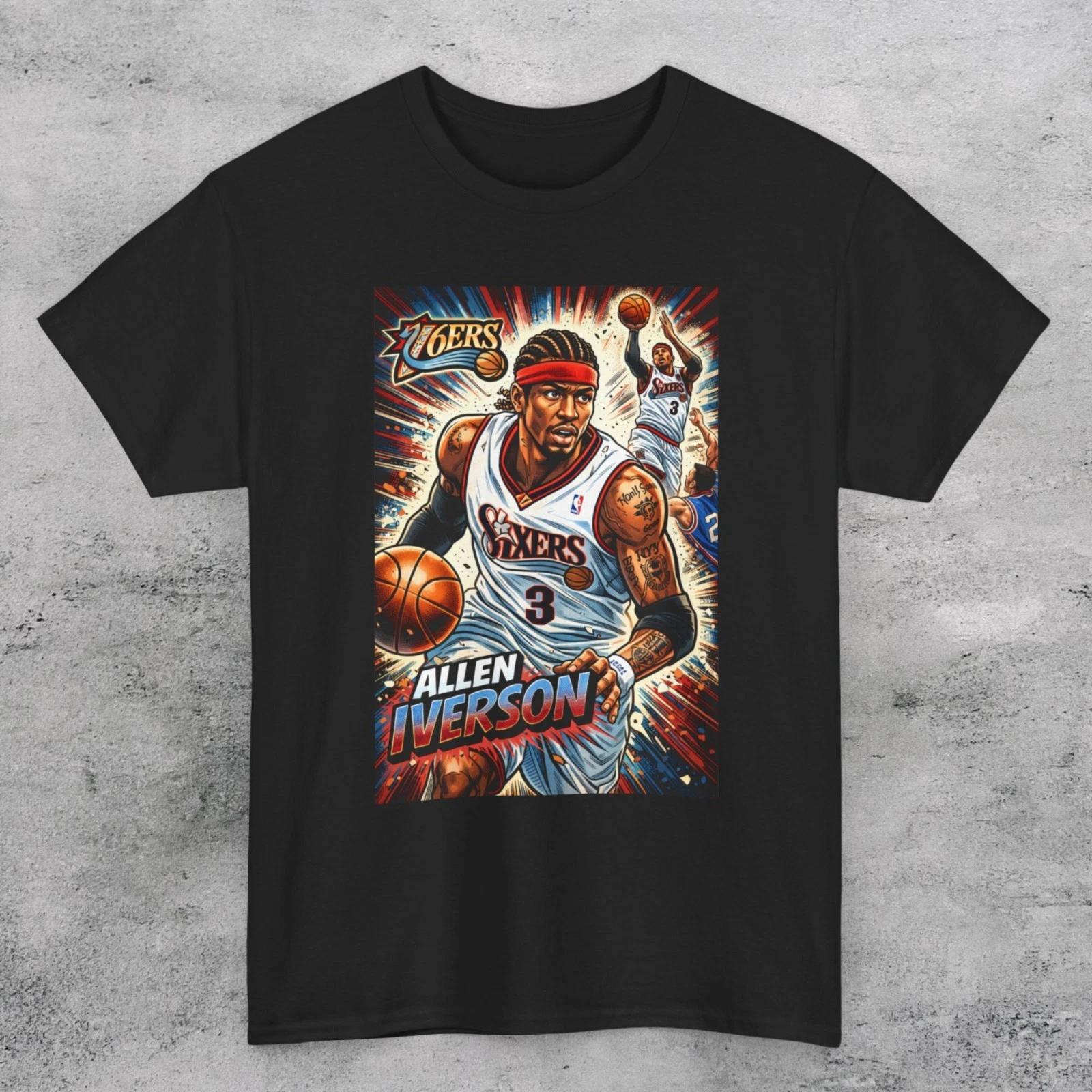 ALLEN IVERSON PHILLY Art Style Unisex T SHIRT S
