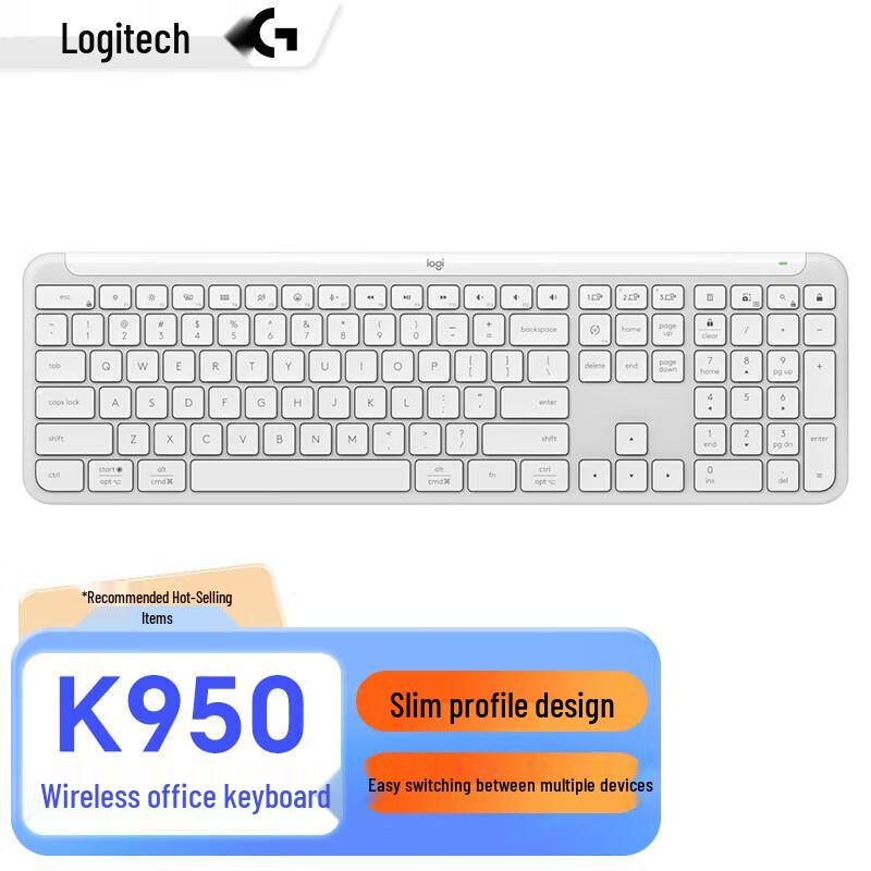 

Logitech K950 Wireless Bluetooth Keyboard