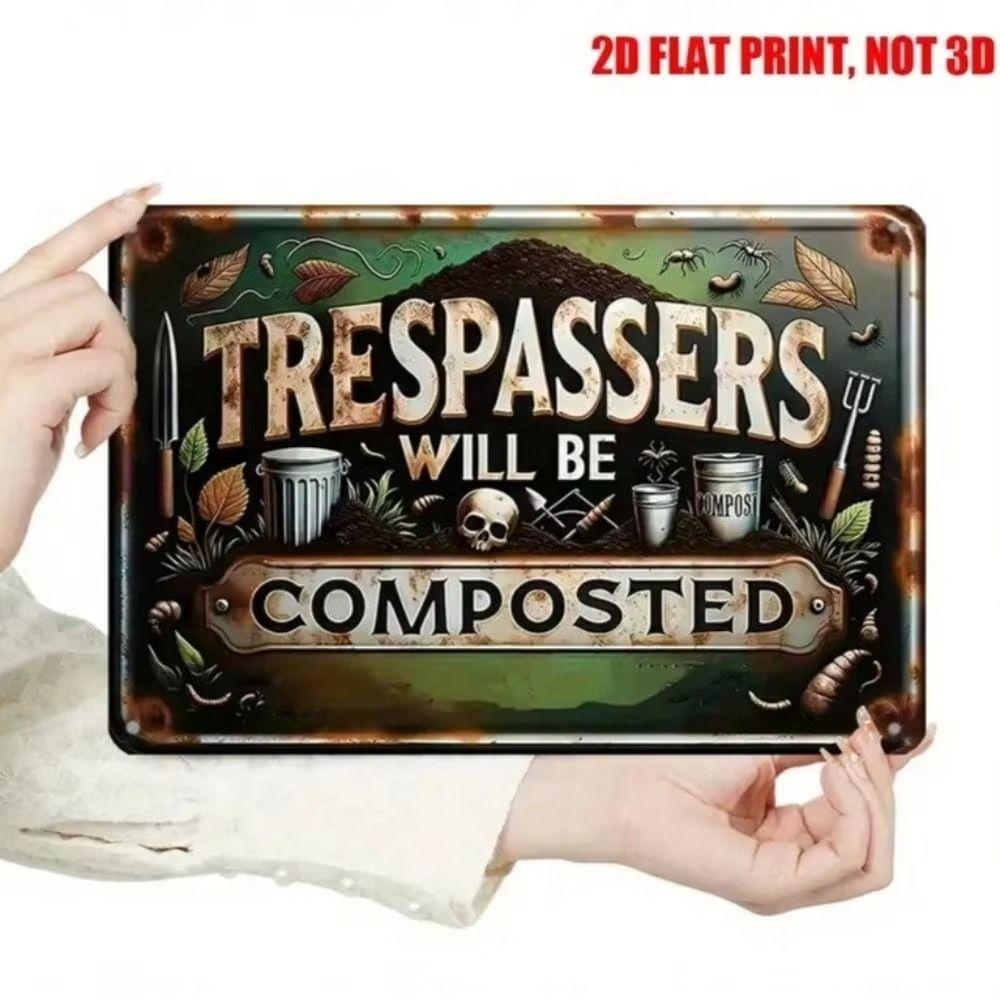 Tin Sign Wall Art Retro Metal Painting Home Decor 20x30cm