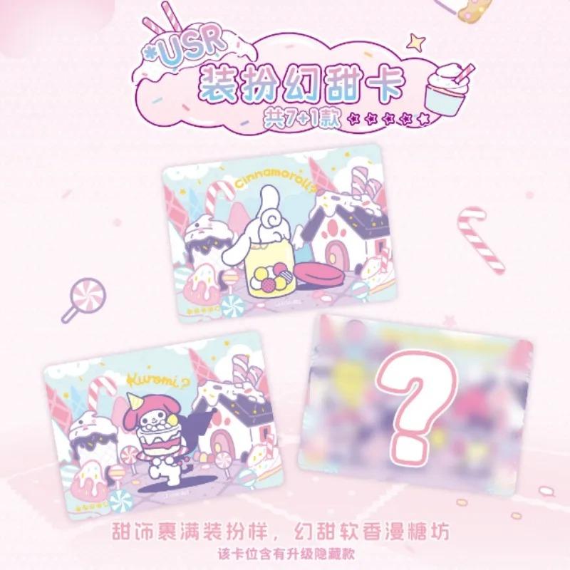 Genuine Sanrio Card Sweet Adventure Bag Series Card Floating Life Hundred Paintings Sanrio Family Collection Card Toy Gift