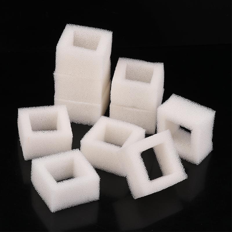 10Pcs Cat Water Fountain Water Pump Foam Filters Compatible With Square Dispensers Pre-Filtered For Fresh & Clean Drinking Water