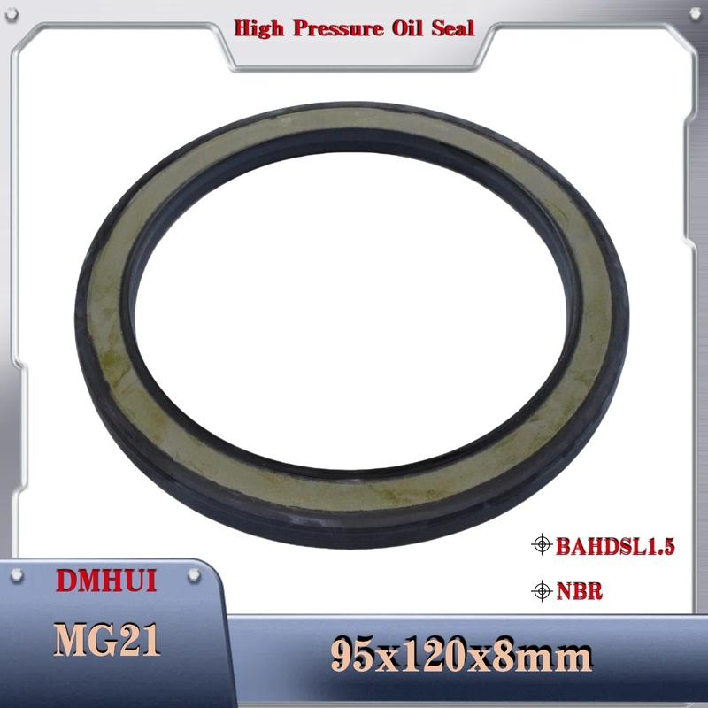 Hydraulic pump Shaft seal 95x120x8/BAHDSL1,5 For Poclain/MG21 Shaft oil seal Motor Rotary Shaft Seal 95X120X8 95X120X8 чёрный