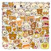 105pcs Suitcase Stickers Waterproof Stickers Scooter Computer Tablet Cartoon Decoration