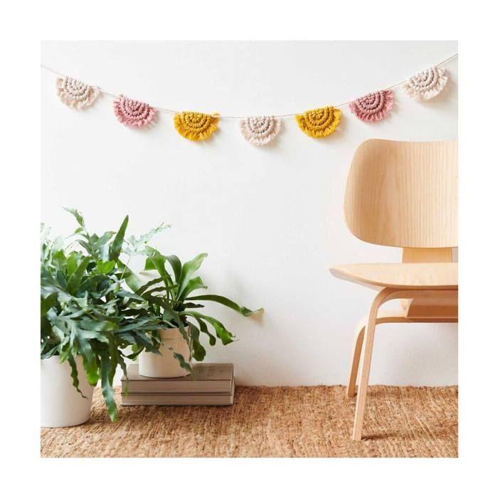 Cordon en coton - Rico - 004 Moutarde - 100% coton - 25 m - 3 mm d'épaisseur