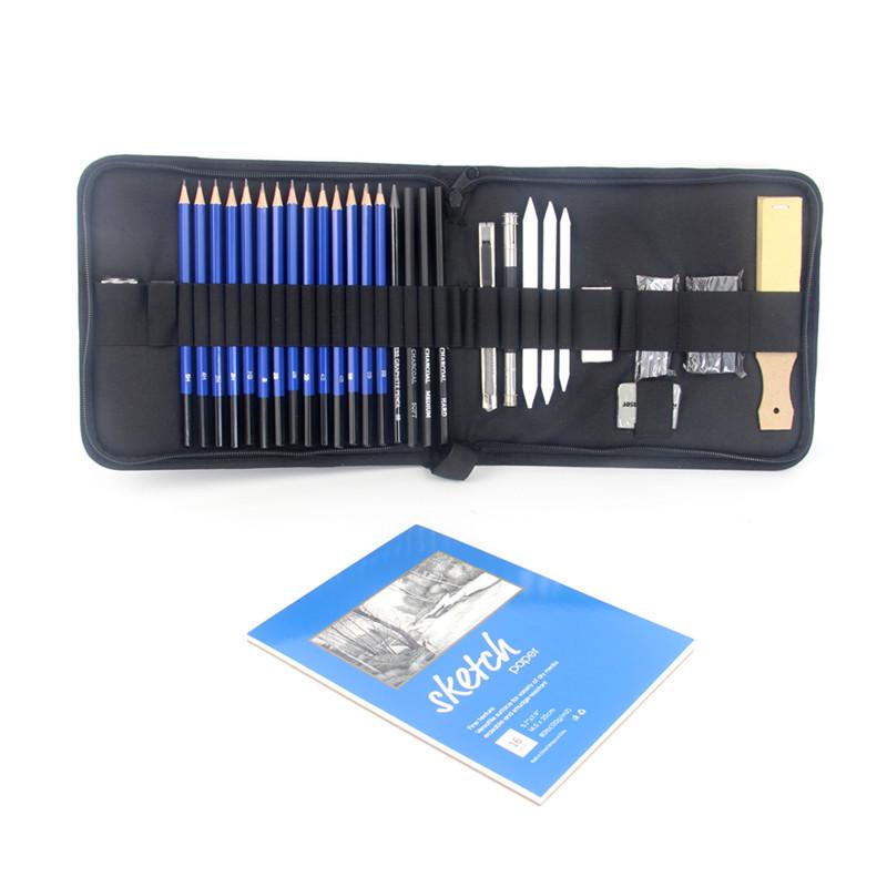 Sketch and Color Set: 35/71/145 Sketch Pencils, 72/120/180 Colored Pencils, 33/42/83/182 Drawing Pens