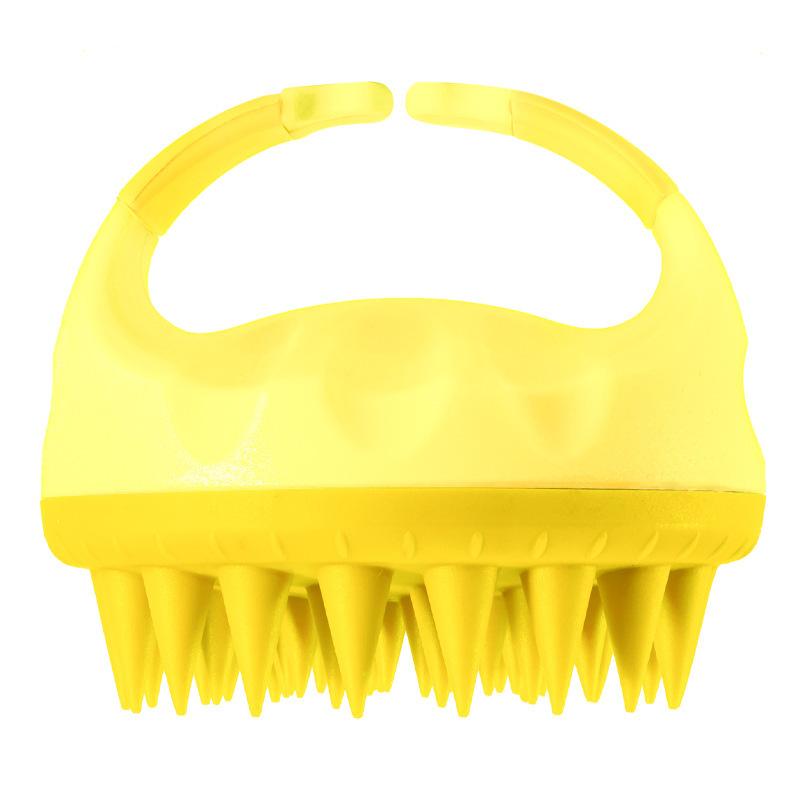 Scalp Scrubber Shampoo Børste Massasjer Ren hodebunnskam med håndtak Hårvaskebørste Hodebunnseksfoliator Børstehode Scrubberverktøy