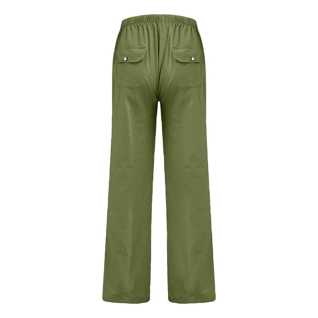 Men's Cotton Linen Trousers Men's Casual Fashionable Cotton Linen Trousers