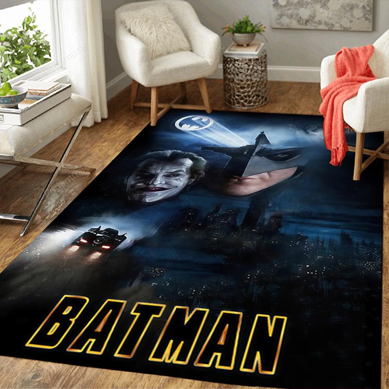 Super Hero Fantasy Theme Area Rug Non-Slip Washable Floor Mat for Home Bedroom Living Room Decor