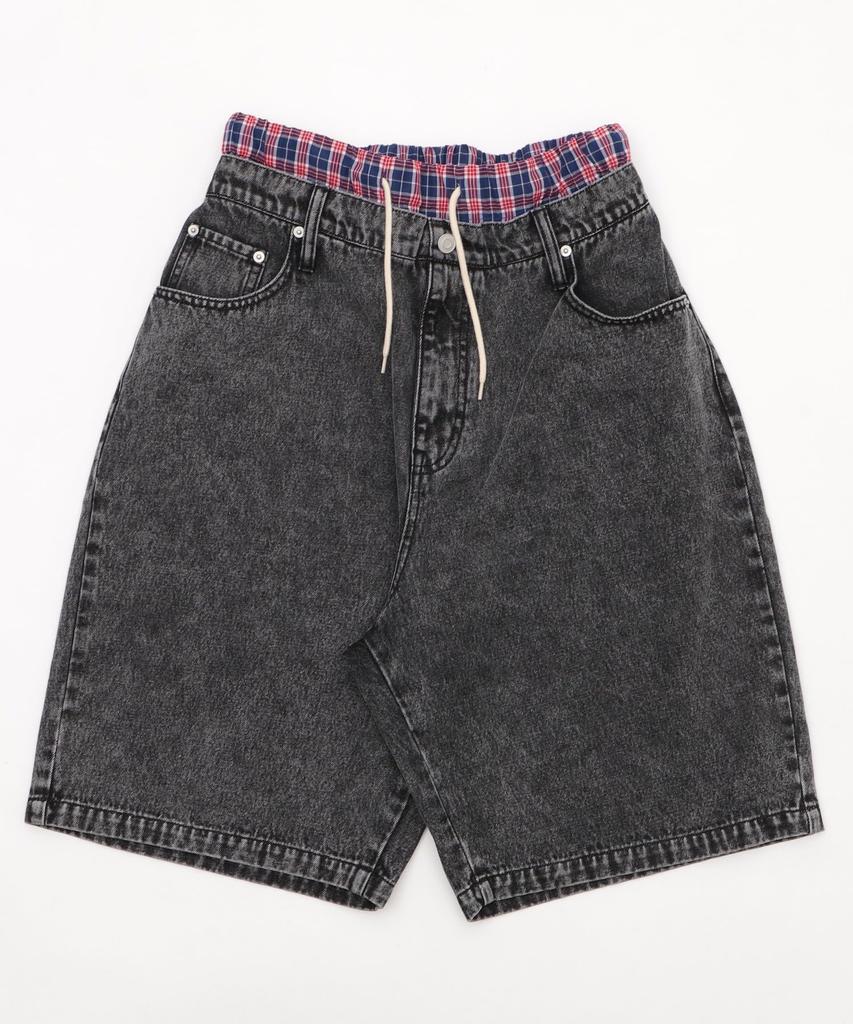 WEGO Denim Size Black Vintage Summer Gift Men's Shorts, L, Denim, Jeans, Clothes,