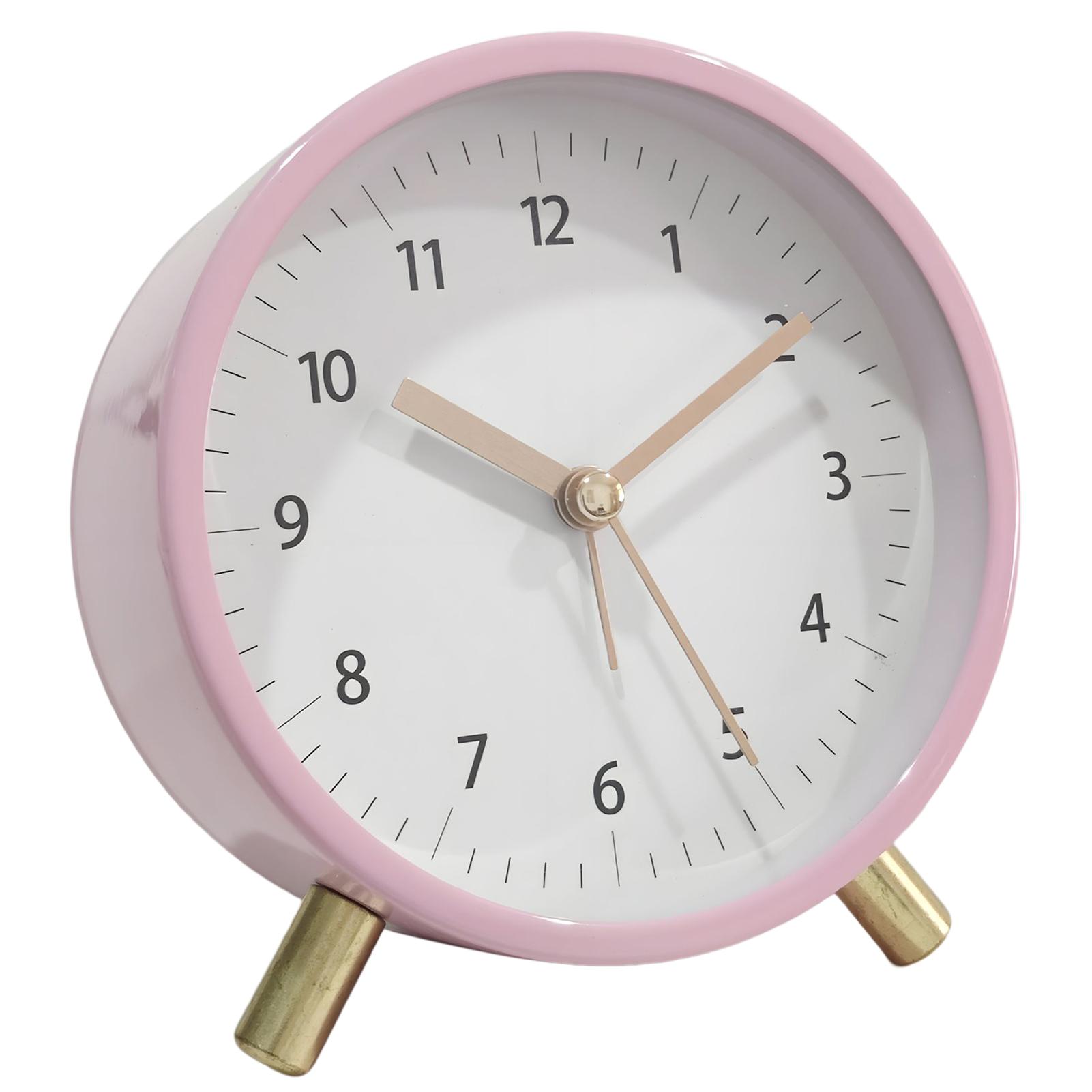Analog Alarm Clock Student Time Manager Table Clock Farmhouse Decor Battery Operated Alarm Clock For Teens Elders Kids Adult