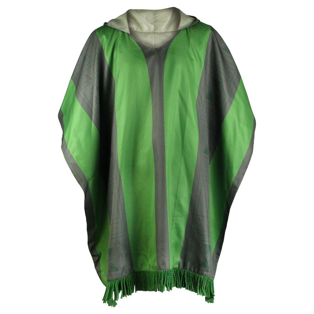 

Bruno Encanto Camilo Cosplay Costume Cloak Halloween Outfit Carnival Cape Suit зелений