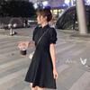 Kleid Frauen Vintage Mini Chinesischen Stil Elegante Rüschen Mode Zarte Straße Reich Puff Hülse Kawaii Studenten Weibliche Sommer