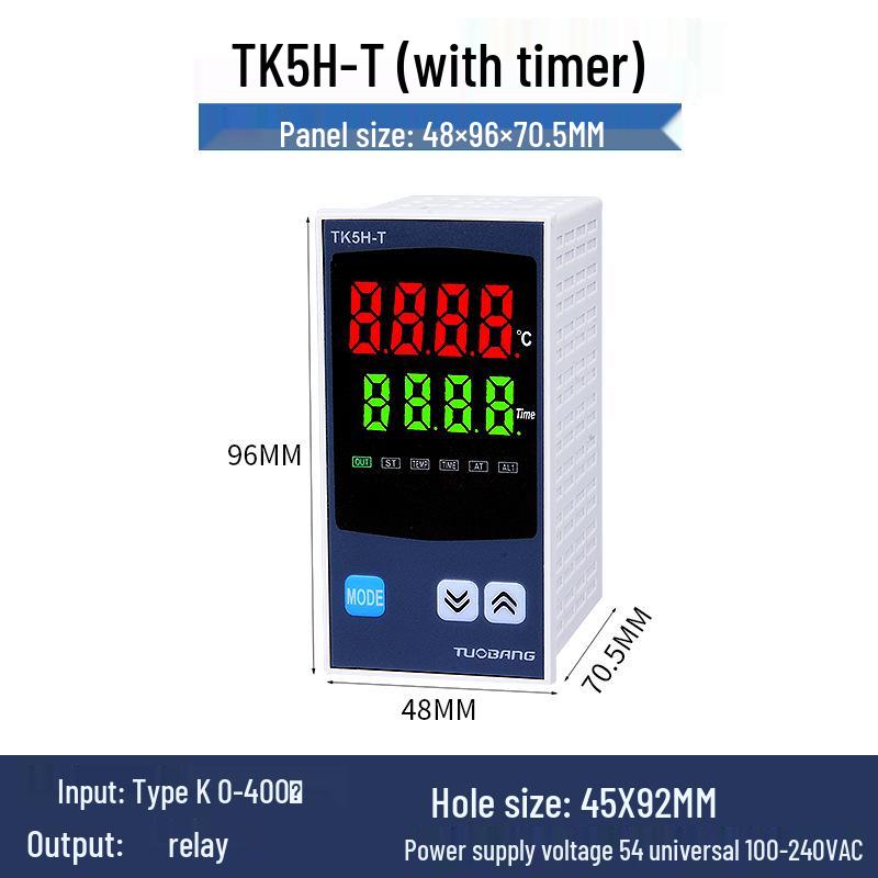 TK5S/M/H-T PID Digital Temperature and Time Controller for Heat Press Machine (K-type)