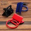 10Pcs/Set 25Mm Cotton Tail Clip Key Fob Hardware With Rings For Bag Wristlets With Fabric Ribbon Webbing Embossed