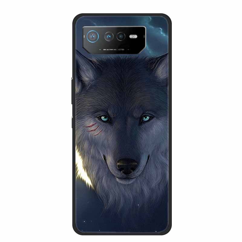 Für Asus ROG Phone 6 Pro Hülle Phone6 Pro Coque Schwarzes TPU Silikon Weiche Rückabdeckung Hülle Für Asus ROG Phone 6D Ultimate Handyhülle