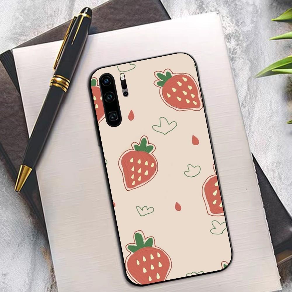 Strawberry Sweet Phone Case For Redmi 8 9 10 pocoX3 pro for Samsung Note 10 20 for Huawei Mate 20 30 40 50 lite